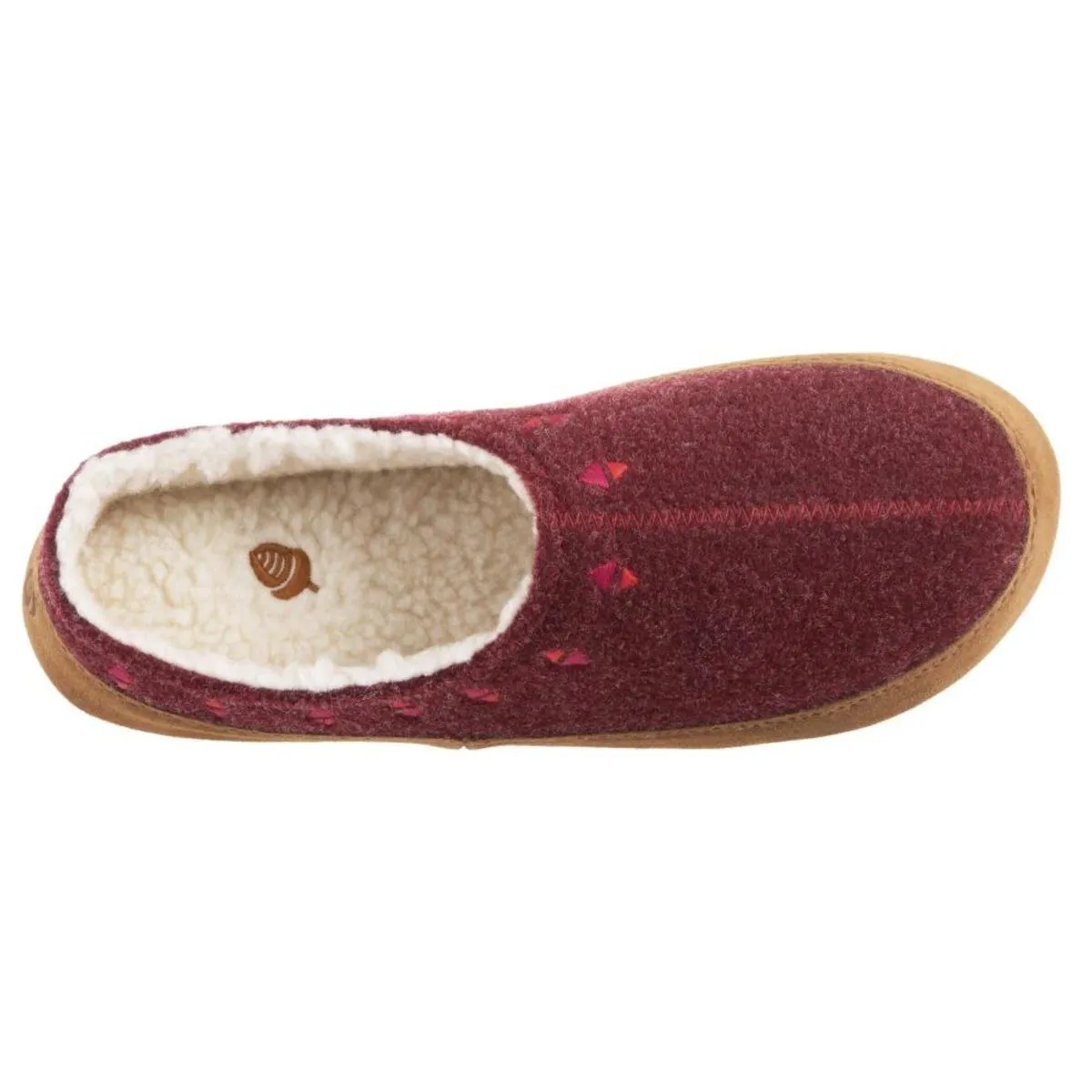 Acorn Women's Geo Embroidered Hoodback Slippers