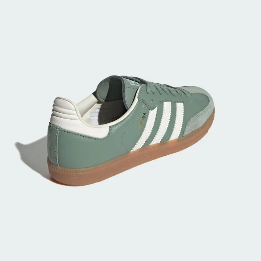 Adidas Samba OG W sneakers, silver-green/white