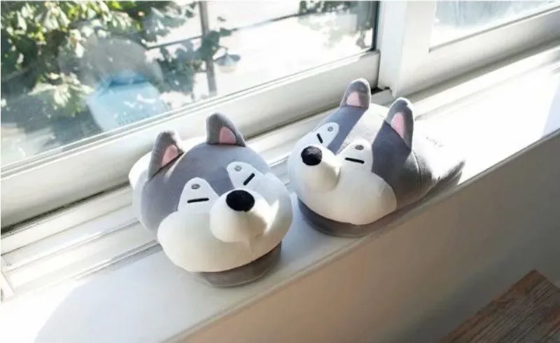 Cute Cartoon Puppy Cozy Indoor Slippers