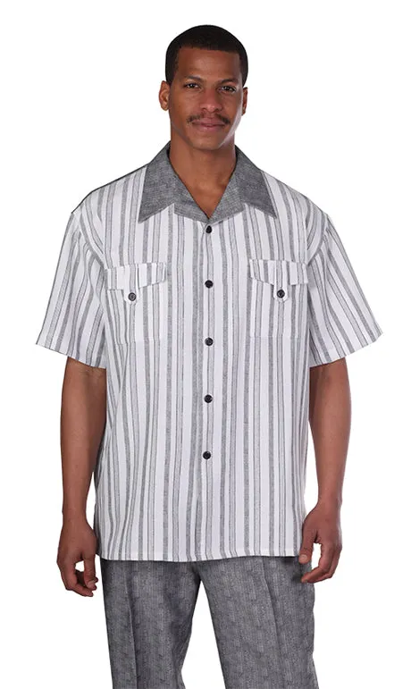 Fortino Landi 2956-BLK Mens Walking Suit