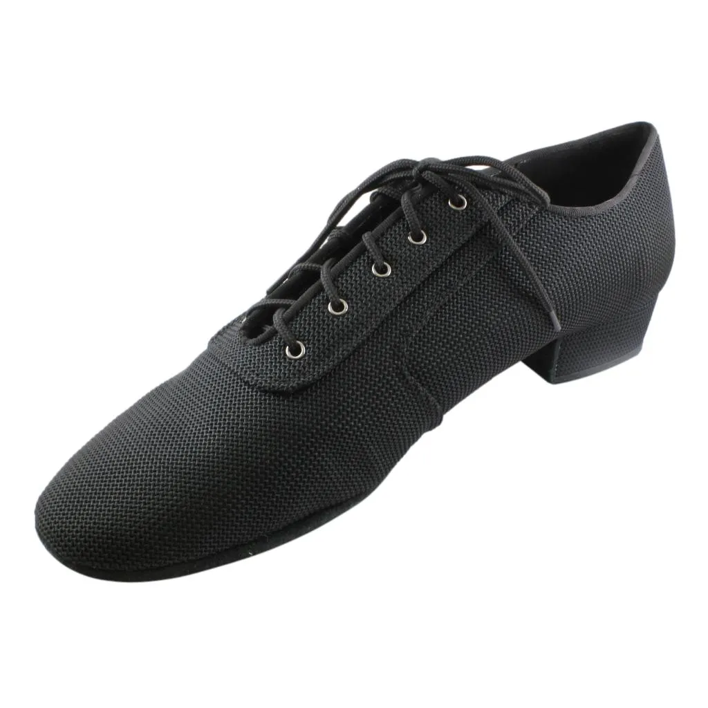 Men's Smooth Dance Shoes, 1109 Oxford Flexi M, Dragon Black Satin