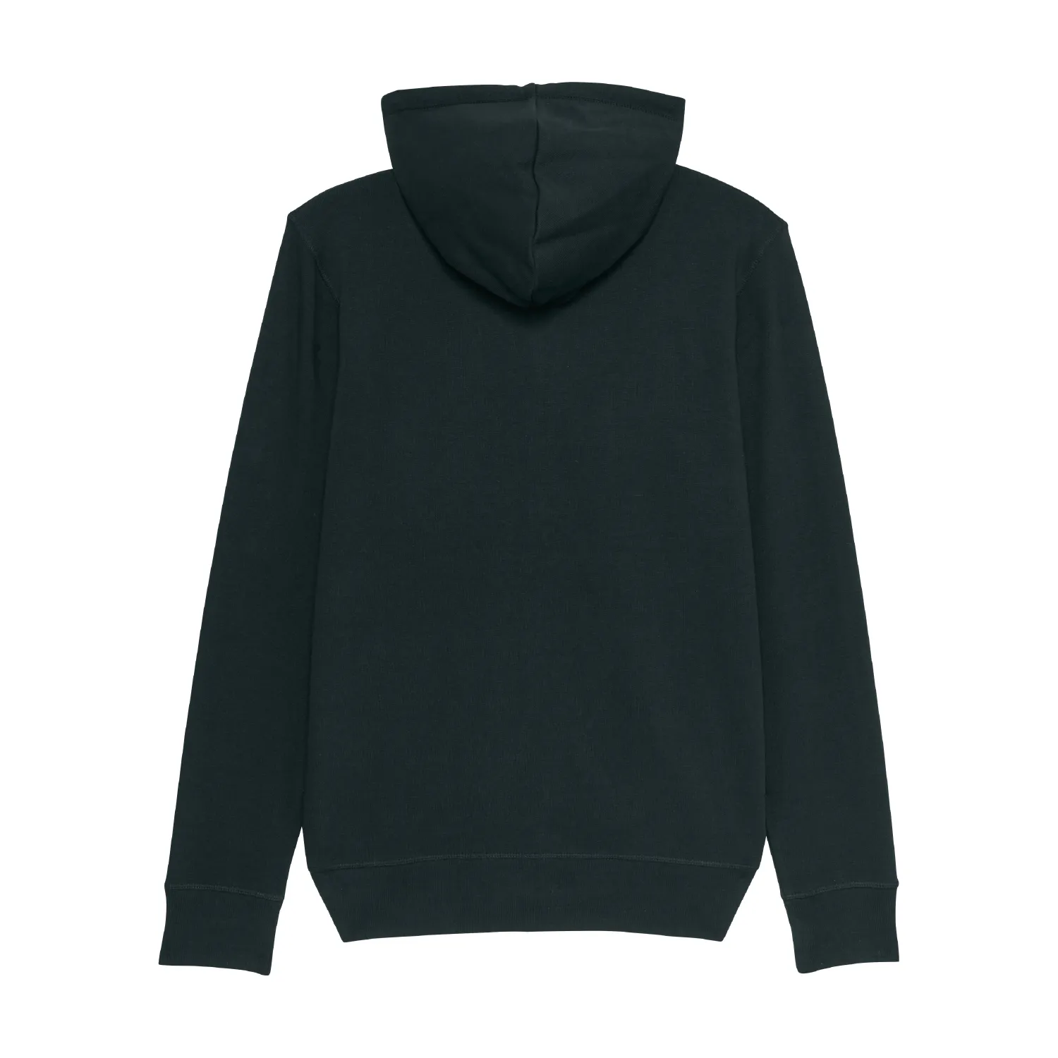 Omnitau Adult's Team Sports Organic Cotton Full Zip Hoodie - Black