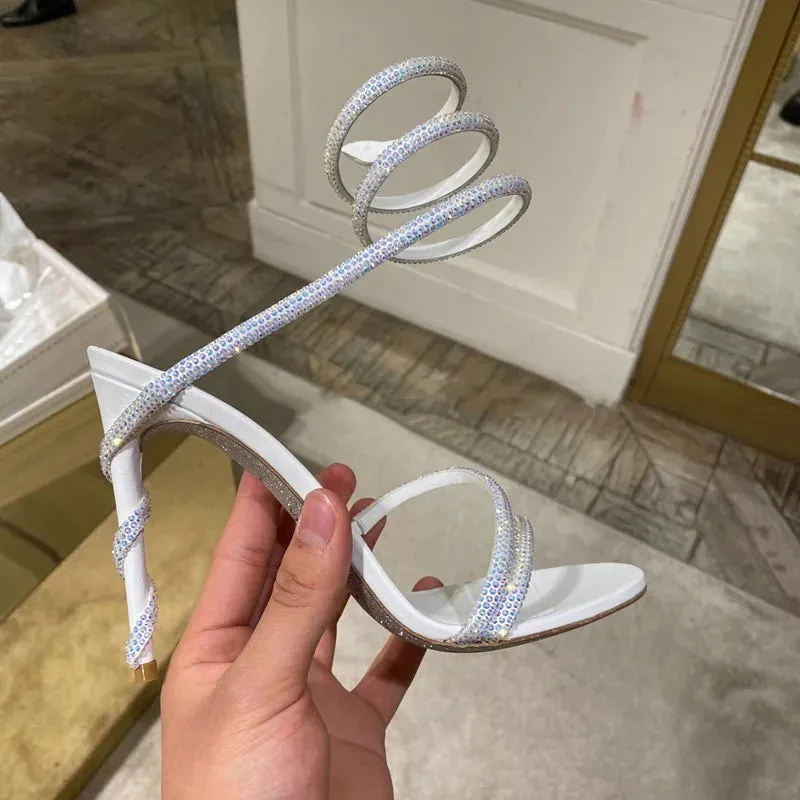 Snake Design High Heels