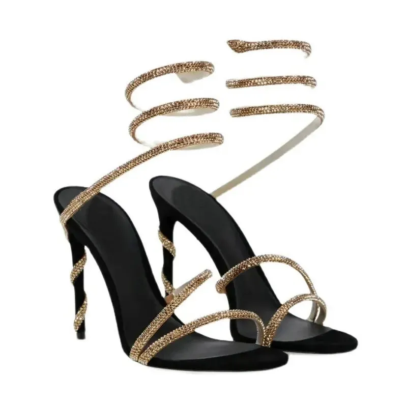 Snake Design High Heels
