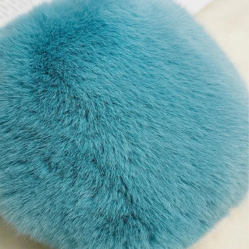 Women Posh Comfortable Warm Plush Indoor Slippers