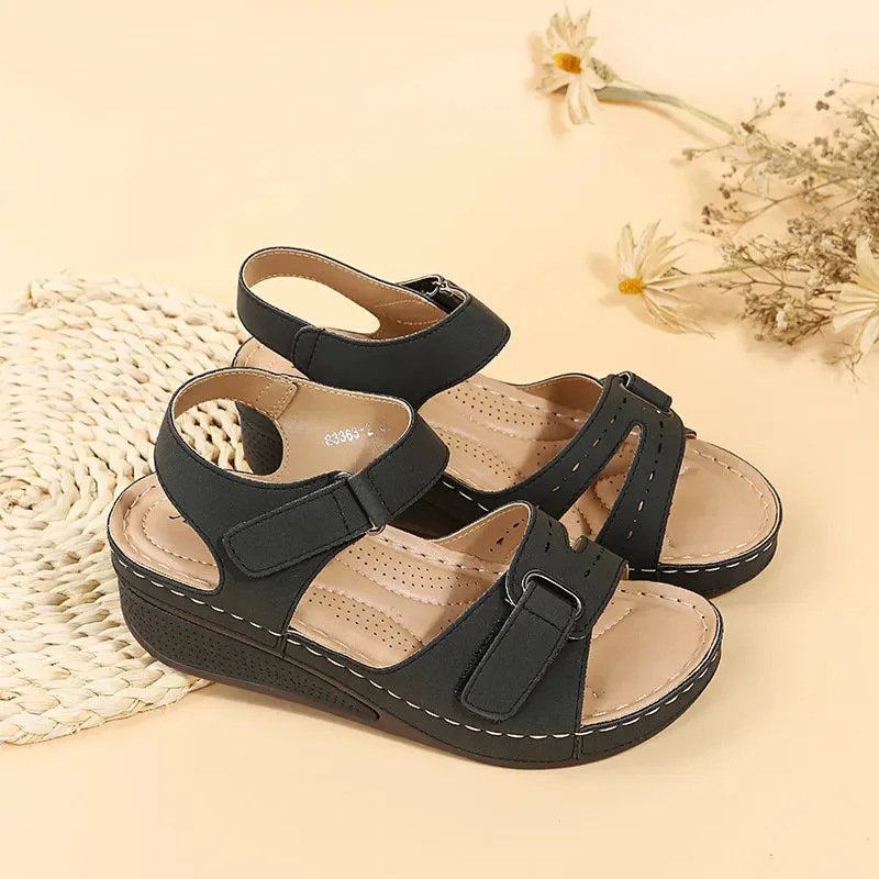 Women Summer Wedge Sandals Fashion Non Slip Beach Shoes Woman Lightweight Casual Platform Sandalias - WSD50237