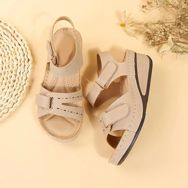 Women Summer Wedge Sandals Fashion Non Slip Beach Shoes Woman Lightweight Casual Platform Sandalias - WSD50237