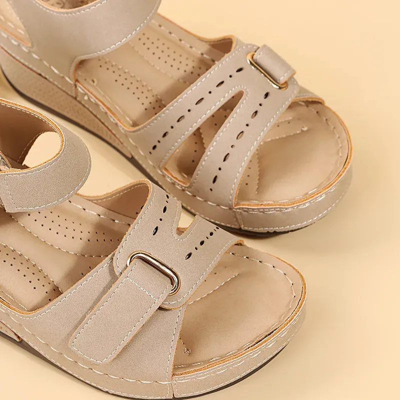 Women Summer Wedge Sandals Fashion Non Slip Beach Shoes Woman Lightweight Casual Platform Sandalias - WSD50237