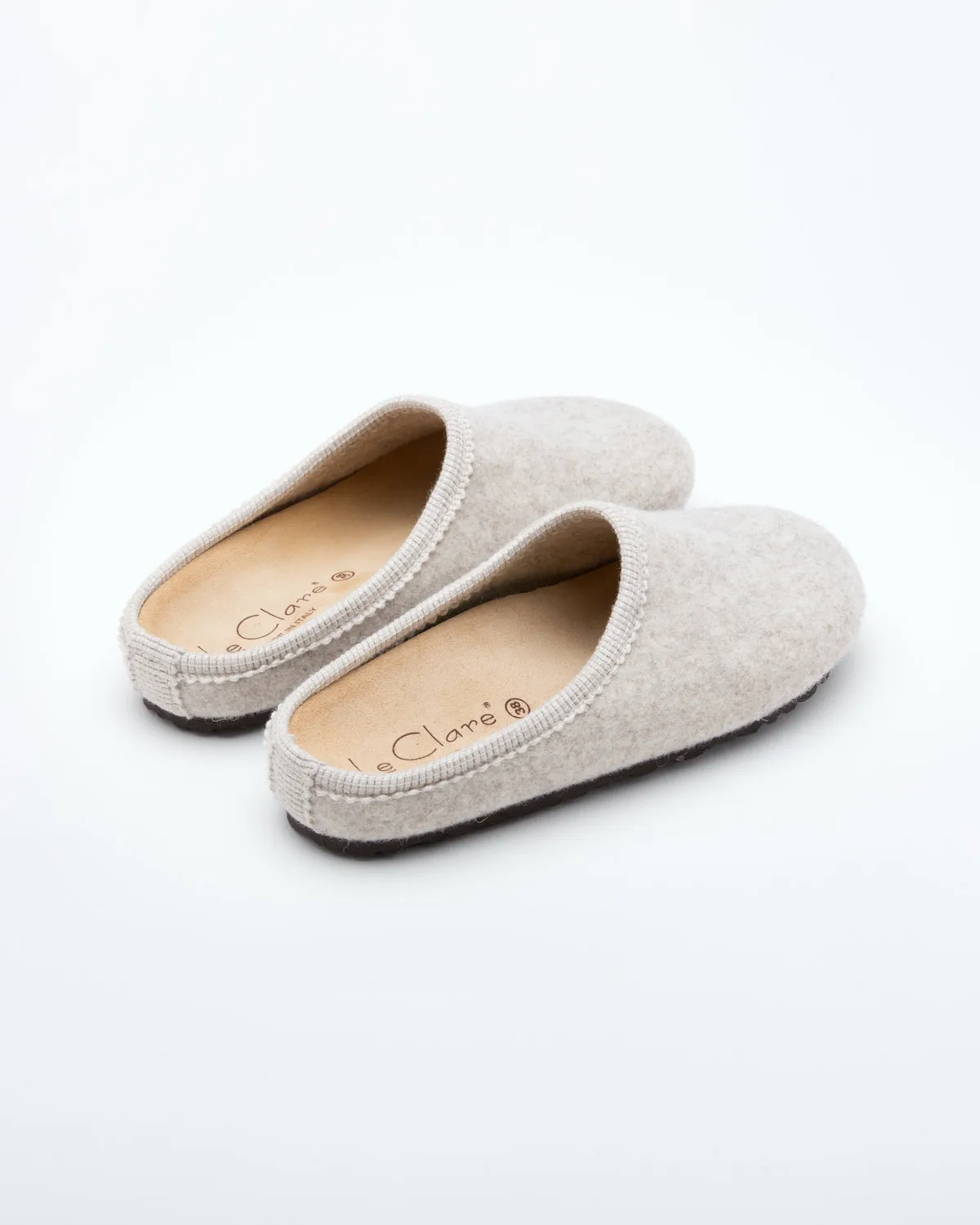 Women's Nebraska Wool Clogs Beige